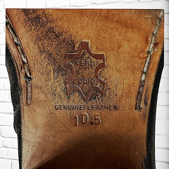 Stunning Men's Leather Short with Side Zip Ankle Boots - 10.5 - Picture 7 of 9